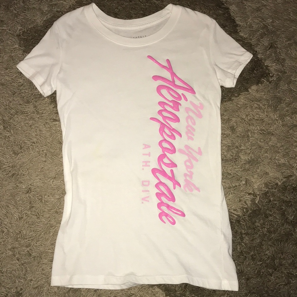 White and pink T-shirt